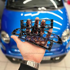 Abarth 595/695 Γρίλιες Honeycomb για την Μπροστινή Μάσκα-thumb-3