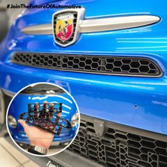 Abarth 595/695 Γρίλιες Honeycomb για την Μπροστινή Μάσκα