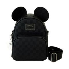 Loungefly Disney Mickey Ear Evergreen Convertible Crossbody Bag (WDTB3127)