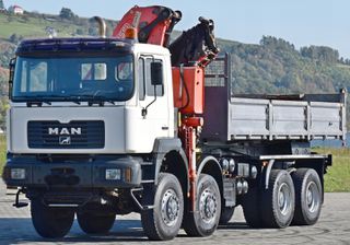 Ανατροπή + Γερανός MAN 2002 41.460 * FASSI F270AC.26 * 8x8 ! ΑΡΙΣΤΗ ΚΑΤΑΣΤΑΣΗ-thumb-3