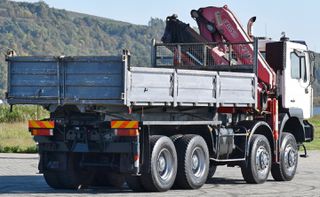 Ανατροπή + Γερανός MAN 2002 41.460 * FASSI F270AC.26 * 8x8 ! ΑΡΙΣΤΗ ΚΑΤΑΣΤΑΣΗ-thumb-5