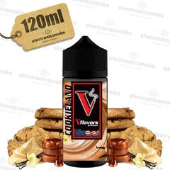 Cookieland – vflavors 120 ml – Flavour Shots (μπισκότο-βανίλια-καραμέλα)