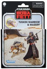Hasbro Fans Disney Star Wars The Book of Boba Fett: The Vintage Collection - Tusken Warrior Massiff Action Figures (10cm) (F6991)