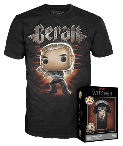 Funko Boxed Tees: The Witcher - Geralt Training (M)