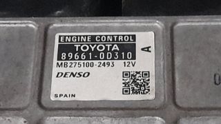 Εγκέφαλος  TOYOTA 89661-0D310 YARIS 2SZ-FE KL9 05 - 12