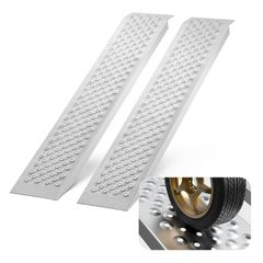 VEVOR 47,2" x 8,5" Ράμπες αλουμινίου 880 LBS Χωρητικότητα ράμπες φόρτωσης 2 ΤΕΜ