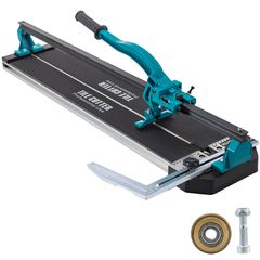 VEVOR 31 Inch Tile Cutter Single Rail Manual Tile Cutter 3/5 in Cap w/Precise Laser Positioning Manual Tile Cutter Tools for Precision Cutter