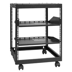 VEVOR 12U Open Frame Server Rack, Ρυθμιζόμενο βάθος 15''-40'', Free Standing ή Wall Mount Network Server Rack, 4 Post AV Rack με Casters, Συγκρατεί όλο τον εξοπλισμό πληροφορικής δικτύωσης σας Μόντεμ