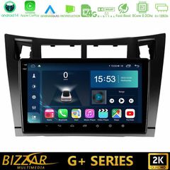 Bizzar G+ Series Toyota Yaris 8core Android14 6+128GB Navigation Multimedia Tablet 9" (Μαύρο Χρώμα)