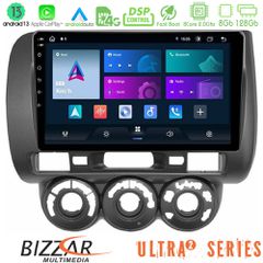 Bizzar Ultra Series Honda Jazz 2002-2008 (Manual A/C) 8core Android13 8+128GB Navigation Multimedia Tablet 9 | Pancarshop