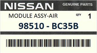 Αερόσακος οδηγού AIR-BAG NISSAN MICRA K12 2005-2007 / ATLEON TK3 2011-2013 ENGINE  #98510AX300