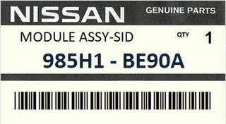 Πλαινός αερόσακος οδηγού NISSAN ALMERA N16 3-5ΠΟΡΤΟ 2006 ENGINE  #985H1BE90A