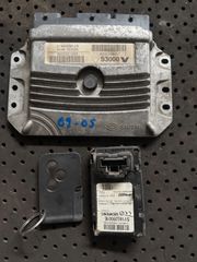 ΕΓΚΕΦΑΛΟΣ RENAULT MEGANE SCENIC 1.6i SAGEM S3000+ πλακέτα+καρτα
