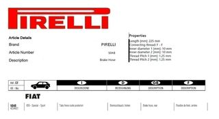 ΣΩΛΗΝΑΚΙ ΦΡΕΝΩΝ ΟΠ. FIAT 850 (PIRELLI)-thumb-1