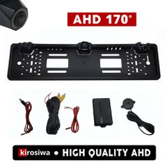 AHD 170° μοιρών πινακίδα κάμερα οπισθοπορείας Kirosiwa με αισθητήρες παρκαρίσματος και υψηλή ανάλυση εικόνας (parktronik HD βόμβος 1-DIN 2-DIN oem νυχτερινής όρασης πλαίσιο οθόνη ράδιο 1 DIN 2 DIN and