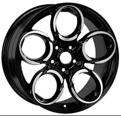 ALFA ROMEO STYLE ΖΑΝΤΕΣ ΚΑΙΝΟΥΡΓΙΕΣ ΣΕΤ 8Χ18 5Χ110 ΕΤ40 ΔΙΑΜΑΝΤΕ ΜΑΥΡΟ