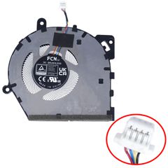 Ανεμιστηράκι Laptop - CPU Cooling Fan για Asus Zenbook S 13 OLED UM5302 UM5302T UM5302TA UM5302LA 13NB0WA0T01011 HQ23300310000 DFS5K1221416P 4pin ( Κωδ.81345 )