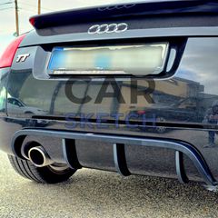 Audi TT 8N Πίσω Διαχύτης – Κατάλληλος για Μονή ή Διπλή Εξάτμιση