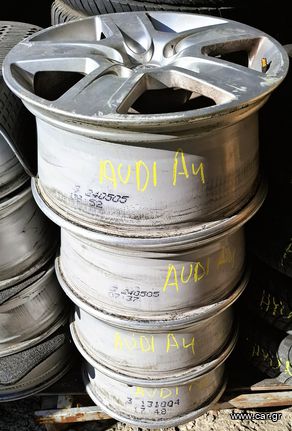 ΓΝΗΣΙΕΣ  ΖΑΝΤΕΣ  ΑΛΟΥΜΙΝΙΟΥ   ΓΙΑ  AUDI  A4  205/55/16