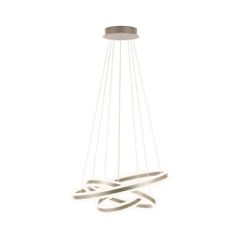 LED-ΚΡΕΜΑΣΤΟ ΦΩΤΙΣΤΙΚΟ 3XRING CHAMPAGNER/SAT.TONARELLA