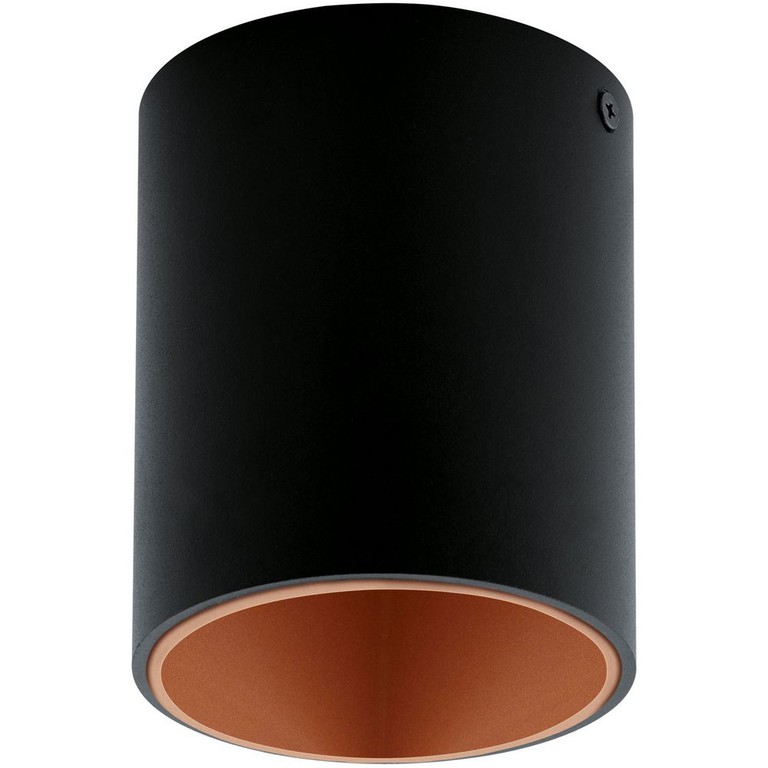 LED-CL Ø100 ΜΑΥΡΟ/ΧΑΛΚΟΣ POLASSO