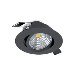 LED-ΧΩΝΕΥΤΟ Ø88 ΜΑΥΡΟ 2700KSALICETO