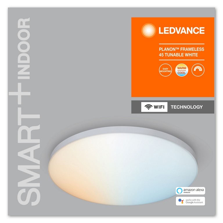 Smart+ Planon Frameless Round WIFI TW 450 mm