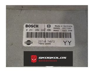 ΕΓΚΕΦΑΛΟΣ NISSAN MICRA 1.3i BOSCH 0261204249 23710 74B72 YY 74B72-25000 M1.9.5  ΞΕΚΛΕΙΔΩΤΟΣ  ΑΡΙΣΤΟΣ -  ΕΓΓΥΗΣΗ !!