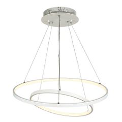ΚΡΕΜΑΣΤΟ ΚΥΚΛΟΣ Φ60-Φ40 ΛΕΥΚΟ LED 75W
