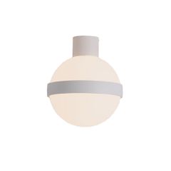 ΟΡΟΦΗΣ ΣΦΑΙΡΑ ΓΚΡΙ ΟΠΑΛ LED 3000K 8W
