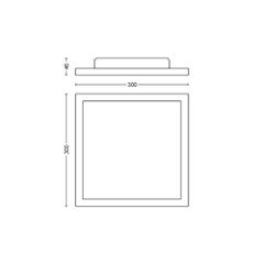 Aurelle Hue Panel SQ 24.5W ceiling lamp-thumb-3