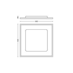 Aurelle Hue Panel SQ 46.5W ceiling lamp-thumb-3
