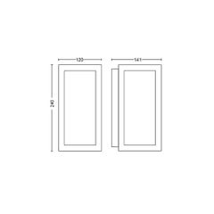 Impress Hue WACA EU wall lantern black 2-thumb-3