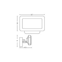 Turaco Hue post anthracite 1x9W 230V-thumb-2