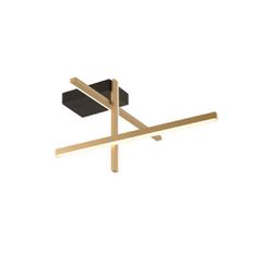 Zambelis Lights Πλαφονιέρα Οροφής LED LIGHT 25W 3000K ALUMINIUM BLACK/GOLD