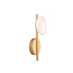 Zambelis Lights Φωτιστικό Τοίχου 7W METAL -GLASS GOLD MATT