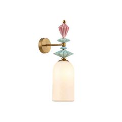 Zambelis Lights Φωτιστικό Τοίχου 1XE27 MAX 40W OPAL WHITE GLASS & CERAMICS