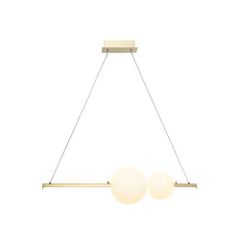 Zambelis Lights Κρεμαστό Φωτιστικό Ράγας 11W 3000K ALUMINUM-OPAL GLASS