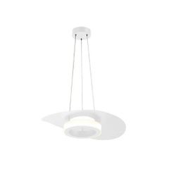 Zambelis Lights Κρεμαστό Φωτιστικό Ράγας 20W 3000K ALUMINUM WHITE