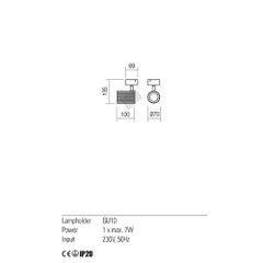 DELPHI AP/PL 1X50W GU10 MWH (5.1.1)-thumb-1