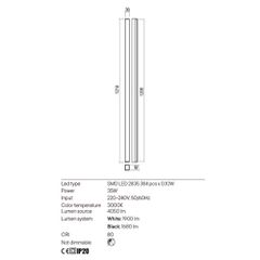 PLOT AP LED 40W 3000K, SWH 1200MM (4.1.2)-thumb-1