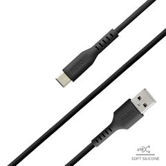 SBS TECABLEMICROC15K USB-A - USB-C Cable 1.5m - Black-thumb-4