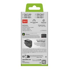 SBS TECABLETC220K USB-A - USB-C Cable 2 m - Black-thumb-1