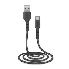 SBS LTHL200 USB-A - Micro-USB Cable 1m - Black-thumb-1