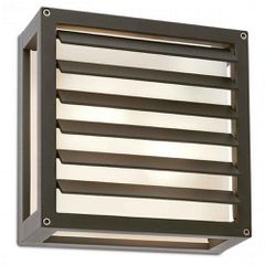 BRICK AP/PL E27 2X42W IP54 DG (SQ) decor (5.1.1) REDO 9894