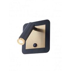 CLOSER AP LED 6W 3000K SQ BK(5.1.2) REDO 01-3092