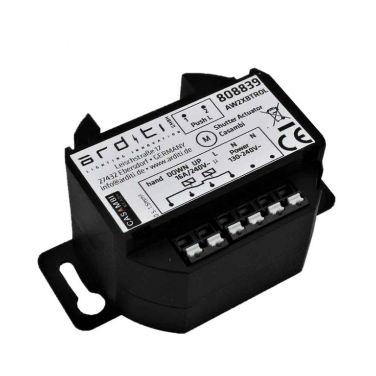 Casambi 2 ext.push button shutter control UP Actuator AW2XBTROL 808839