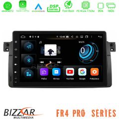 Bizzar FR4 Pro Series BMW E46 9inch Android 12 4core (2+16GB) Multimedia Station | Pancarshop