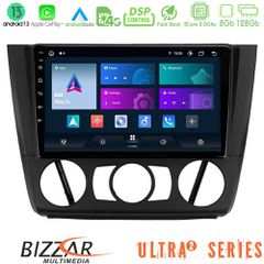 Bizzar Ultra Series BMW 1Series E81/E82/E87/E88 (MANUAL A/C) 8core Android13 8+128GB Navigation Multimedia Tablet 9 | Pancarshop