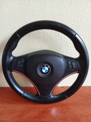 ΤΙΜΟΝΙ ΒΟΛΑΝ ΤΙΜΟΝΙΟΥ ΔΕΡΜΑΤΙΝΟ ΚΟΜΠΛΕ ΜΕ AIRBAG BMW-( E90- E91-E92 -E93-E81-E82-E87-E88)